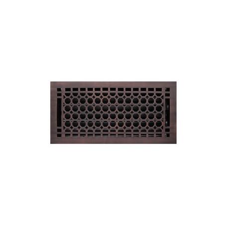 Honeycomb Brass Floor Register