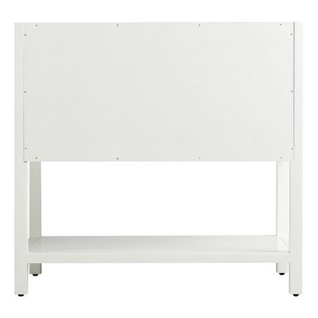36" Robertson Console Vanity for Rectangular Undermount Sink - Bright White