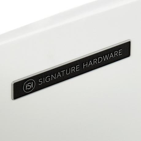 36" Robertson Console Vanity for Rectangular Undermount Sink - Bright White