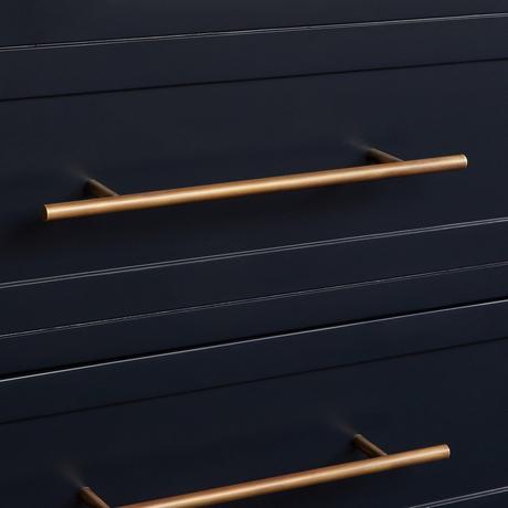 48" Robertson Mahogany Console Vanity for Rectangular Undermount Sink - Midnight Navy Blue