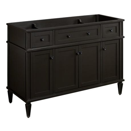 48" Elmdale Vanity for Rectangular Undermount Sink - Charcoal Black