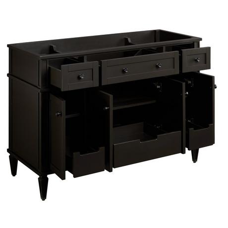 48" Elmdale Vanity for Rectangular Undermount Sink - Charcoal Black