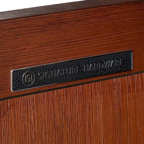 60" Elmdale Double Vanity for Rectangular Undermount Sinks - Antique Brown