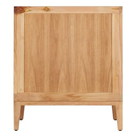 30" Aliso Teak Vanity for Rectangular Undermount - Natural Teak