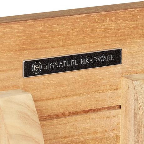 30" Aliso Teak Vanity for Rectangular Undermount - Natural Teak