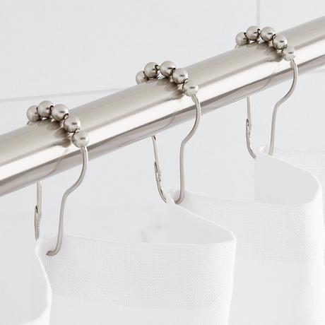 Roller Ball Shower Curtain Rings
