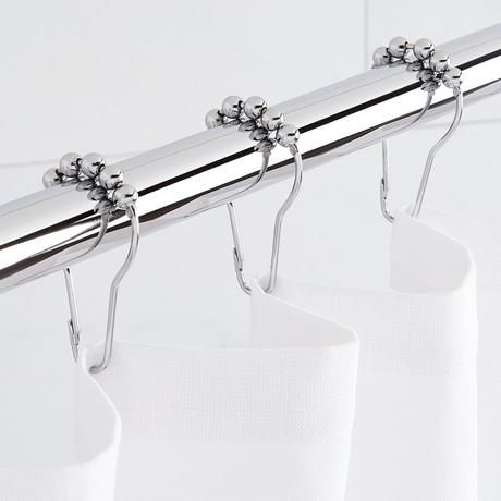 Roller Ball Shower Curtain Rings