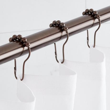 Roller Ball Shower Curtain Rings