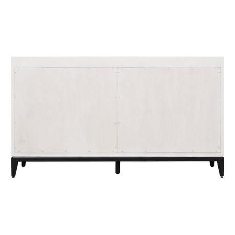 60" Hytes Mahogany Vanity - Sky Gray - Vanity Cabinet Only