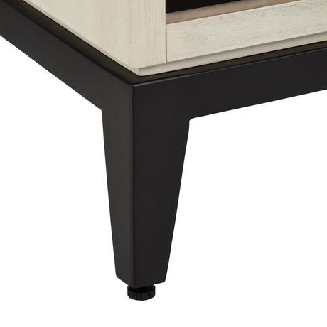 60" Hytes Mahogany Vanity - Sky Gray - Vanity Cabinet Only