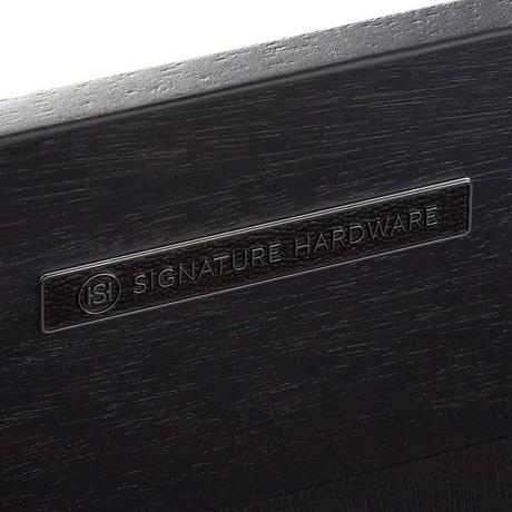 60" Hytes Mahogany Double Vanity With Rectangular Undermount Sinks - Midnight Navy Blue