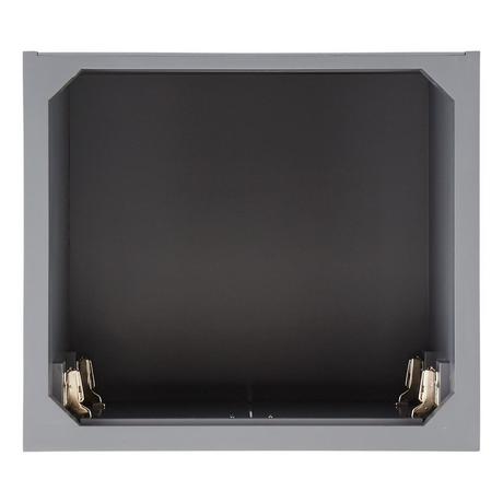 24" Quen Vanity With Rectangular Undermount Sink - Gray