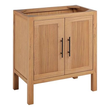 30" Ayanna Mindi Vanity with Rectangular Undermount Sink - Natural Mindi