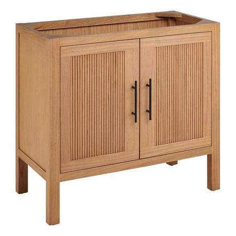 36" Ayanna Mindi Vanity with Rectangular Undermount Sink - Natural Mindi