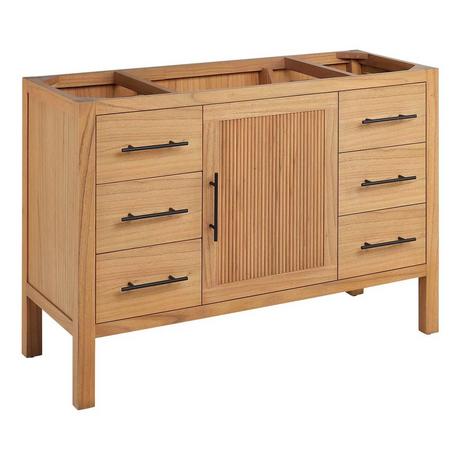 48" Ayanna Mindi Vanity with Rectangular Undermount Sink - Natural Mindi