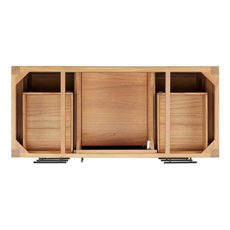48" Ayanna Mindi Vanity with Rectangular Undermount Sink - Natural Mindi