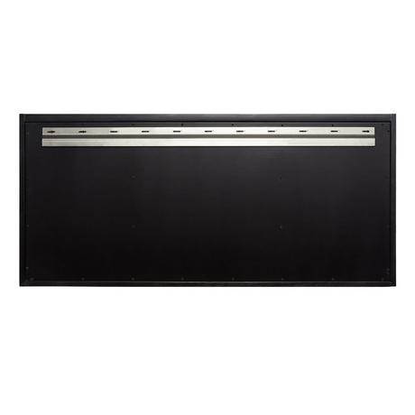 48" Dita Wall-Mount Vanity with Rectangular Undermount Sink - Black
