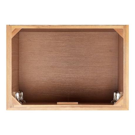 30" Quen Vanity With Rectangular Undermount Sink - Driftwood Brown