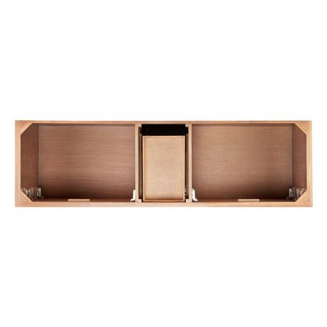 72" Quen Vanity - Driftwood Brown - Vanity Cabinet Only