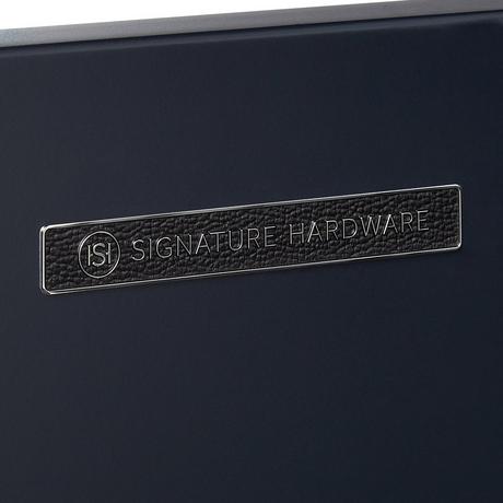 72" Quen Double Vanity With Rectangular Undermount Sinks - Midnight Navy Blue