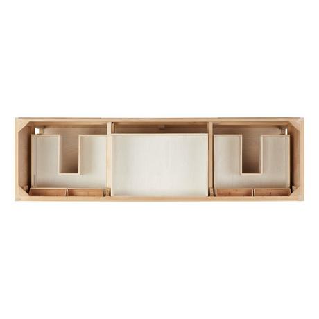 72" Robertson Console Vanity - Unfinished - Vanity Cabinet Only