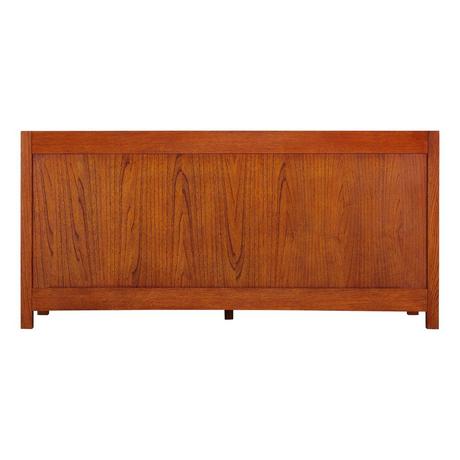 72" Maybeck Double Vanity With Rectangular Undermount sinks - Tinted Oak