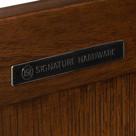 36" Claudia Vanity - Antique Coffee with Left Offset Rect Undermount Sink