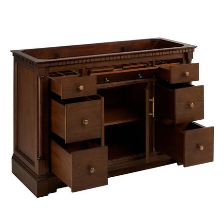 48" Claudia Vanity With Undermount Sink - Antique Coffee