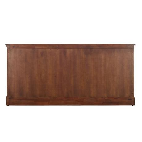 72" Claudia Double Vanity With Rectangular Undermount Sinks - Antique Coffee