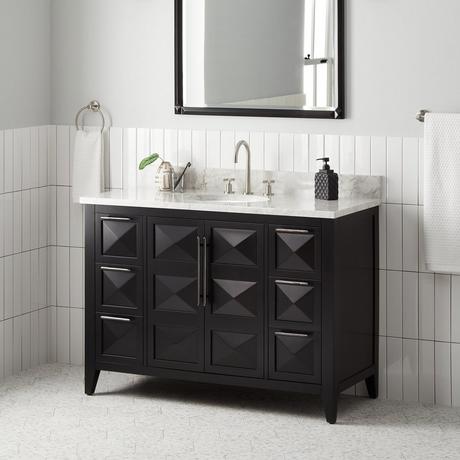 48" Holmesdale Vanity with Undermount Sink - Black