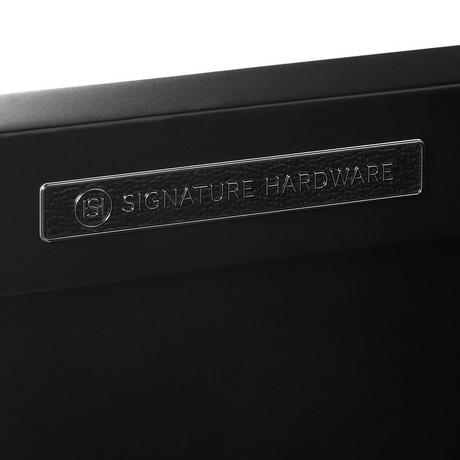 72" Holmesdale Vanity with Rectangular Undermount Sinks - Black