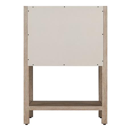 24" Robertson Console Vanity with Rectangular Undermount Sink - Brushed White