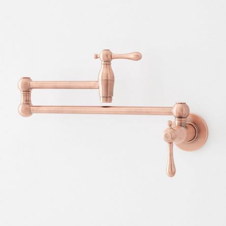 Traditional Retractable Wall-Mount Pot Filler Faucet