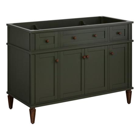 48" Elmdale Vanity with Rectangular Undermount Sink - Dark Olive Green
