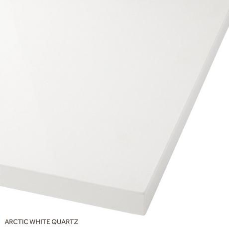 72" Robertson Console Vanity with Rectangular Undermount Sinks - Brushed White